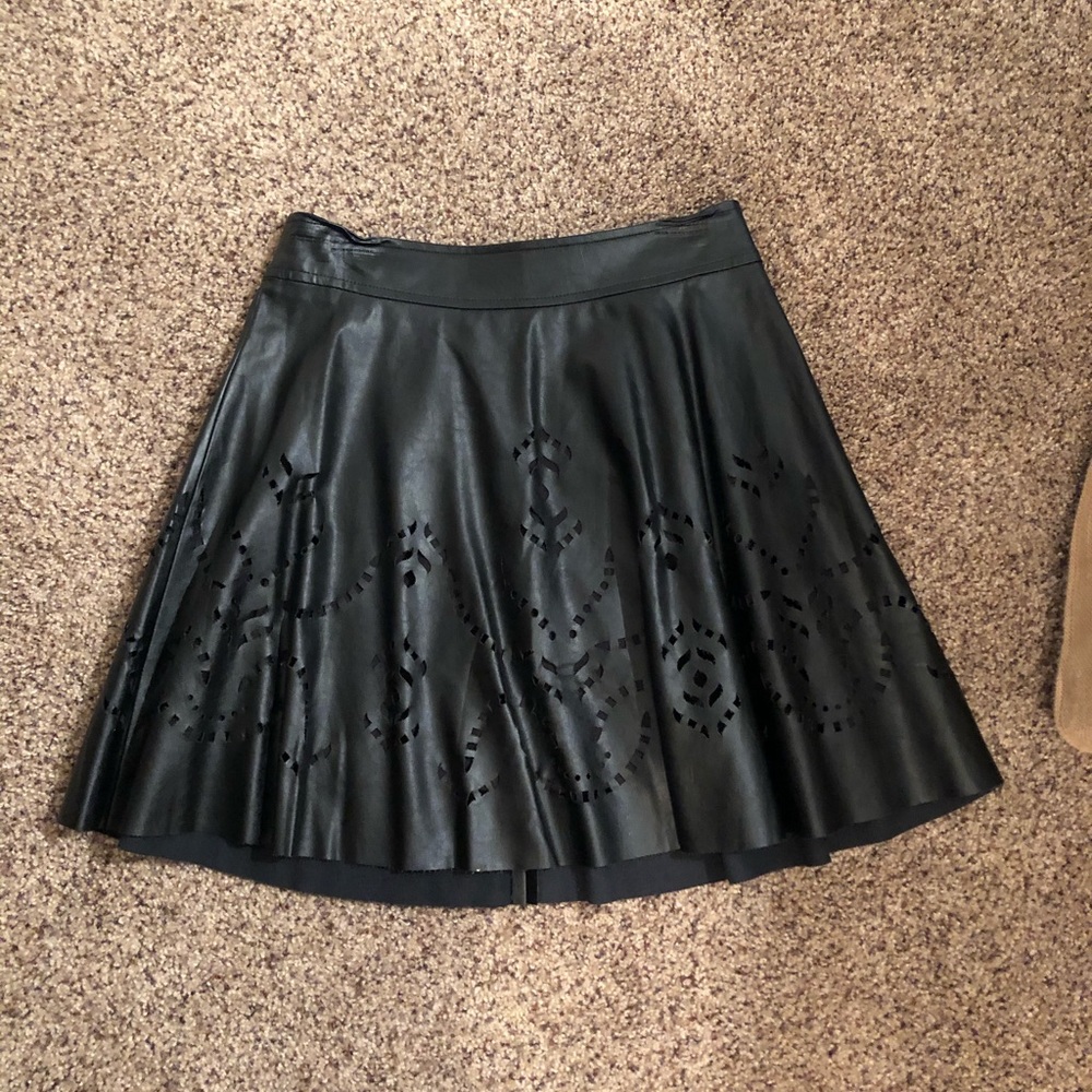 Leather skirt